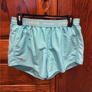 Under Armour Women's Light Blue Athletic Shorts